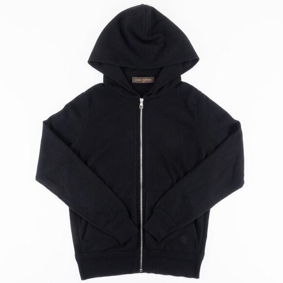 Louis Vuitton Other - Exclusive Louis Vuitton Cashmere Zip-Up Hoodie Men's Small Black